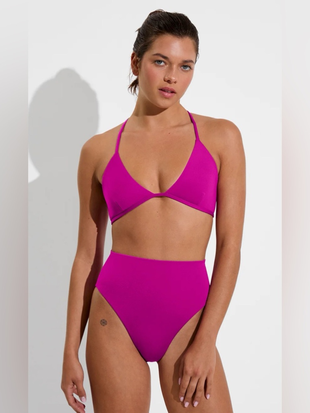 Left On Friday Reef Top in Aloha (magenta) - XL - NWT